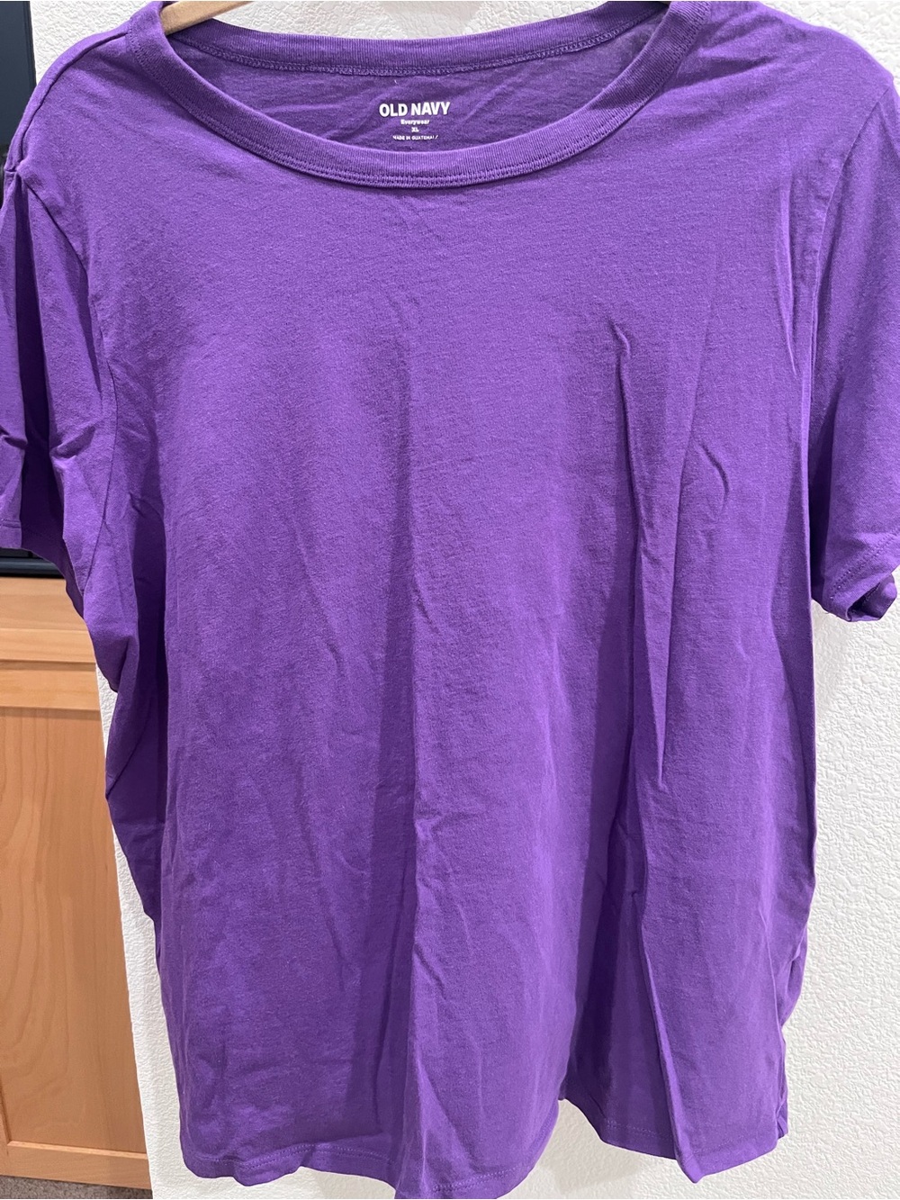 Old Navy Purple Short Sleeve Crewneck Tee XL